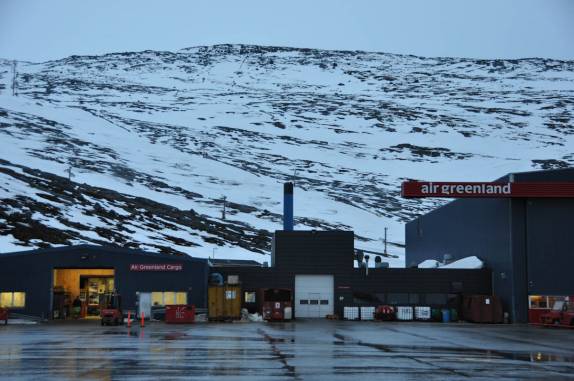 Aeroporto de Nuuk, a capital da Groelândia